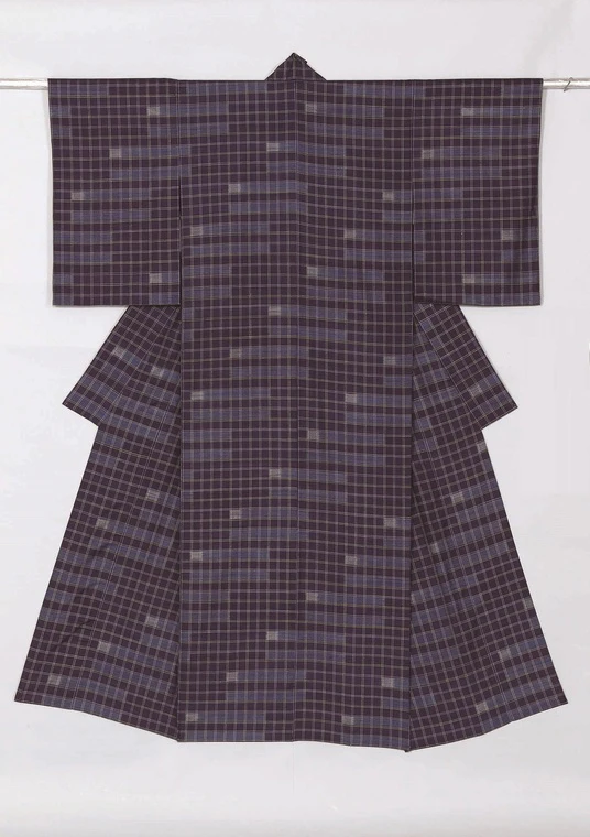 photo Kimono of Tsumugi "Oborozukiyo"