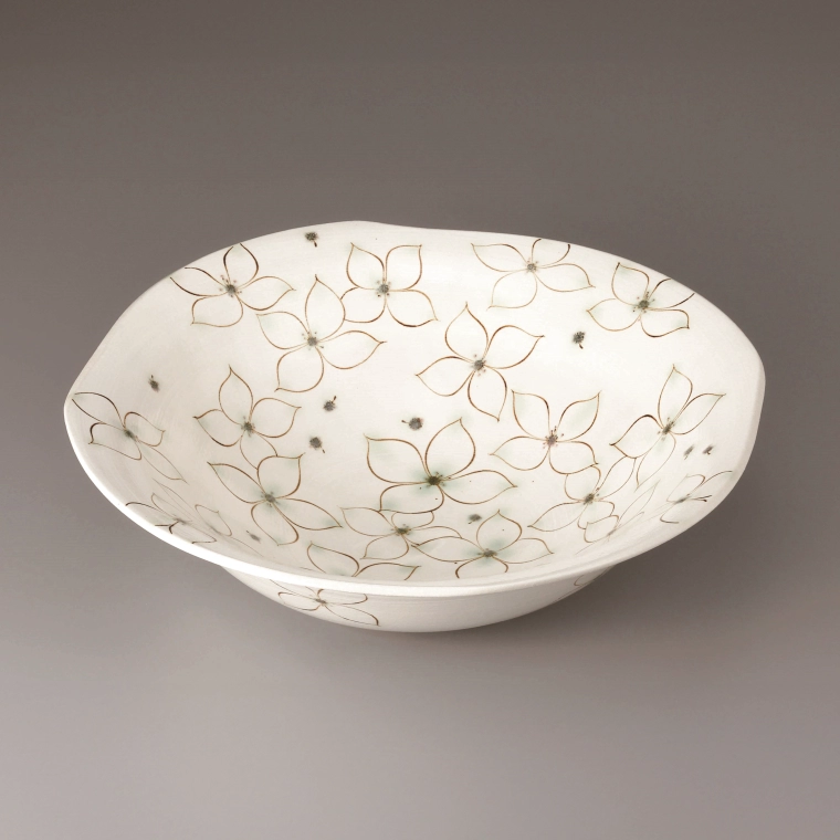 photo Bowl with Dogwood Design