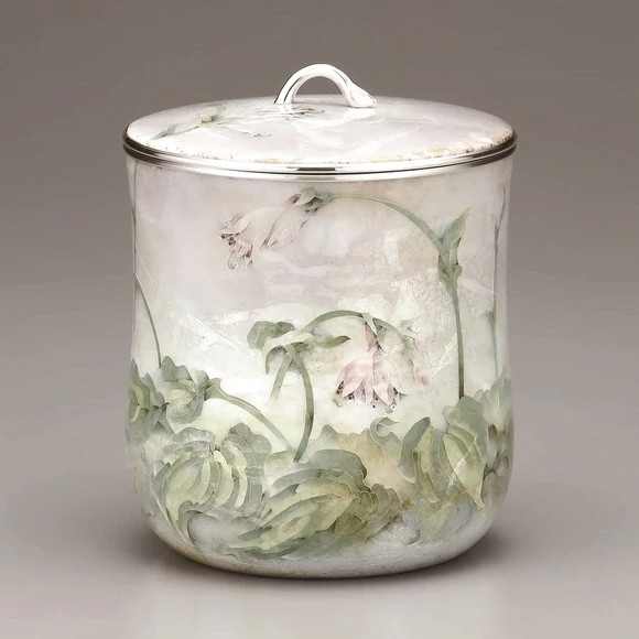 Cloisonne Tea Ceremony Fresh Water Jar "Budding"