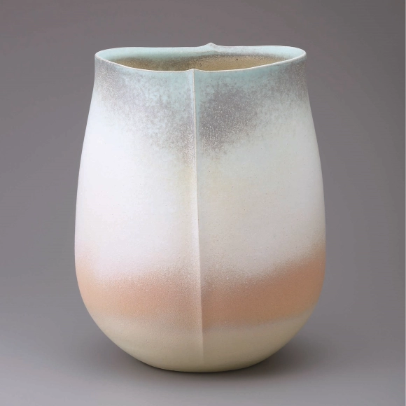 Deep Bowl with Colored Glaze