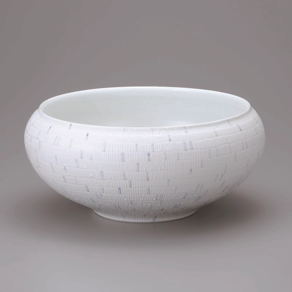 Bowl with Design in Yu-hajiki "Dew"
