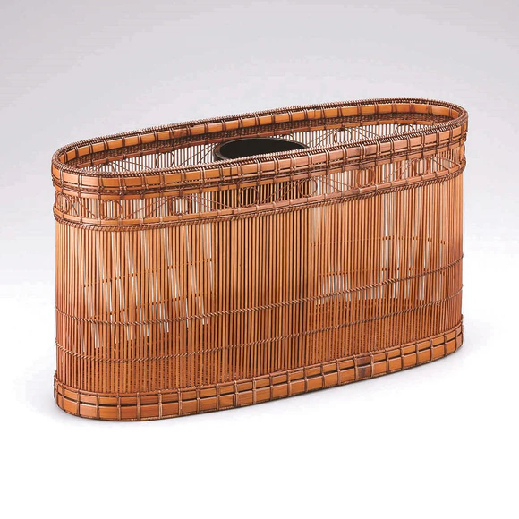 千本格子組花籠(Yoshikazu Tomino) ｜Gallery Japan