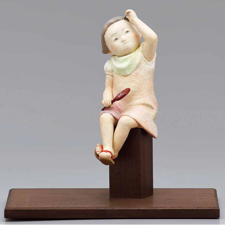 photo Formed with Tōso and Covered with Paper "Mother's Skill"