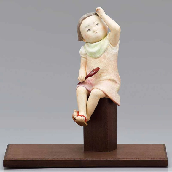 桐塑紙貼「母の技量」