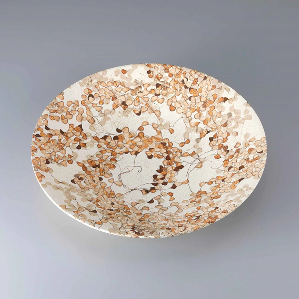 Plate with Japanese Yam Design - Whorl -