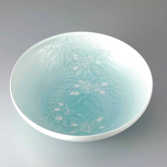 Bowl with Engraved Design -Kunlun Flower-