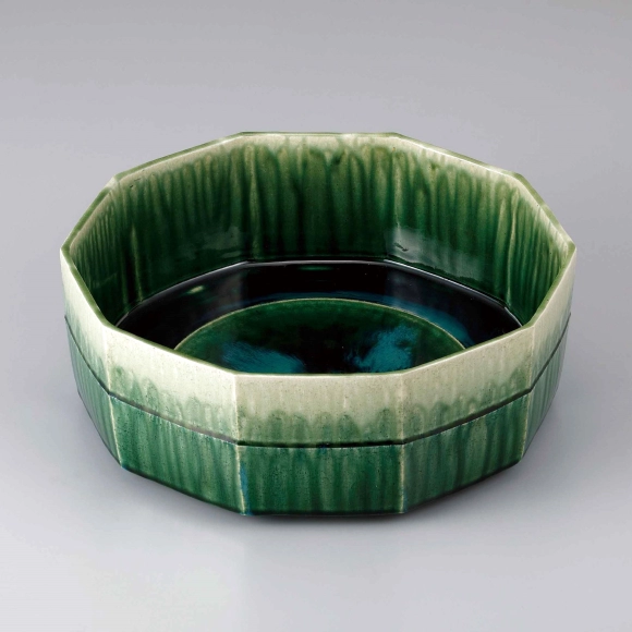 緑釉花器(鈴木 徹)｜ギャラリージャパン