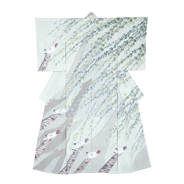 写真：友禅着物「若葉のころ」