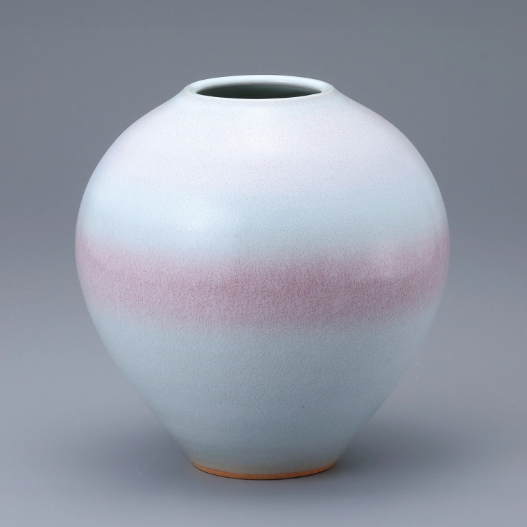 photo Jar with Colored Glaze