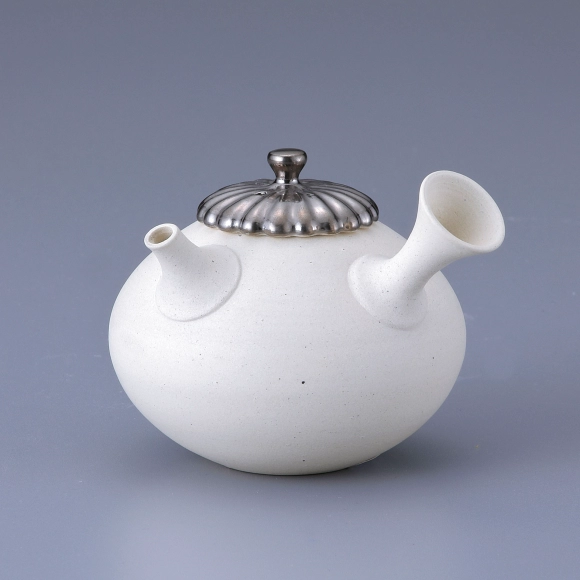 菊蓋白金彩茶注