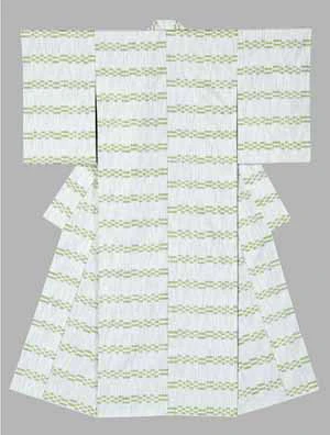 Kimono of Tsumugi "Winter Grass"