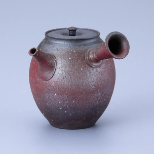 窯変梨皮茶注