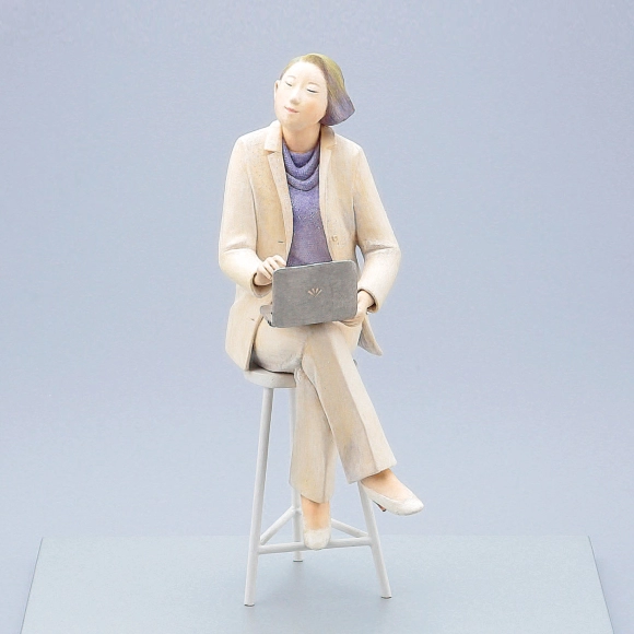 Formed with Tōso Over Wooden Core and Covered with Cloth and Paper "Faint Scent"