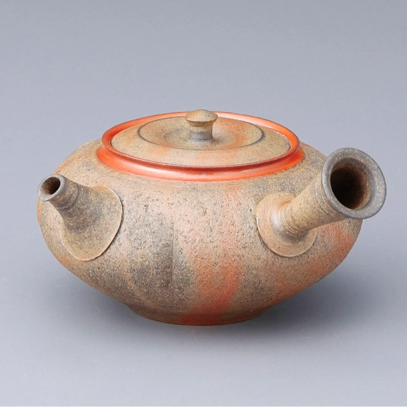 備前 緋𧜎四方皿(松嶋 弘)｜ギャラリージャパン