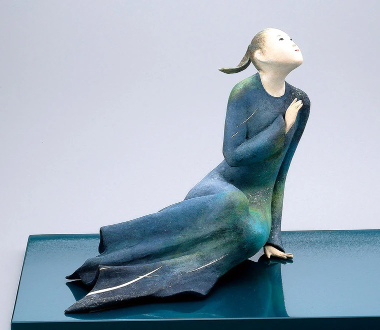 写真:木芯桐塑紙貼「流れ星」
