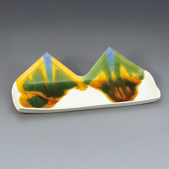 色絵流加彩鉢(梅本 孝征)｜ギャラリージャパン