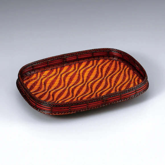 日本画⑥　花籠 千本格子組花籠(Yoshikazu Tomino) ｜Gallery Japan