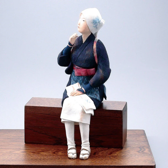 Formed with Toso over Wooden Core and Covered with Cloth and Paper 