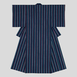 木綿着物「深海の華」