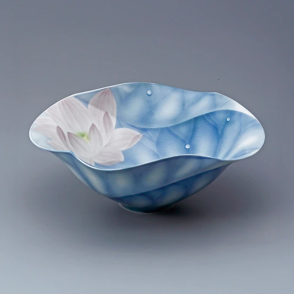 Bowl with Underglaze Blue Design 