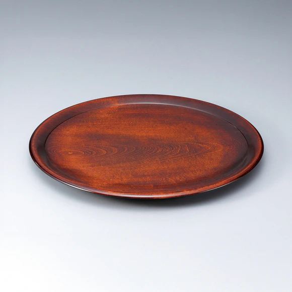 Food Vessel of Horse Chestnut Wood Finished in Wiped Urushi