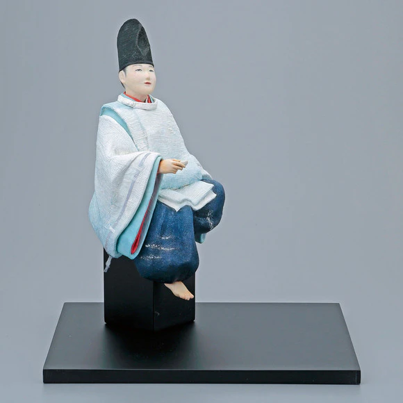 木芯桐塑紙貼「寒月」
