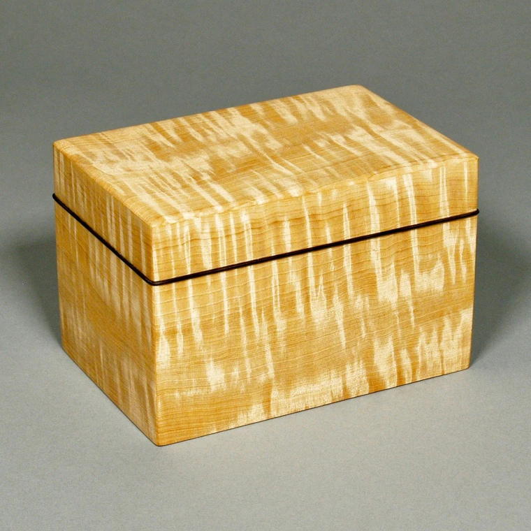 photo Tea Box of Horse Chestnut Wood