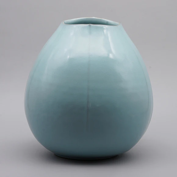 Vessel with Azure Blue Glaze