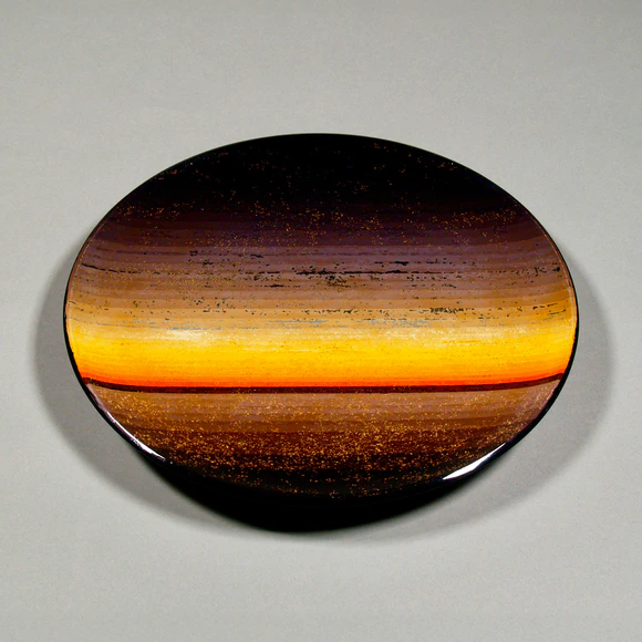 Vessel with Kawari-nuri "Morning Twilight"