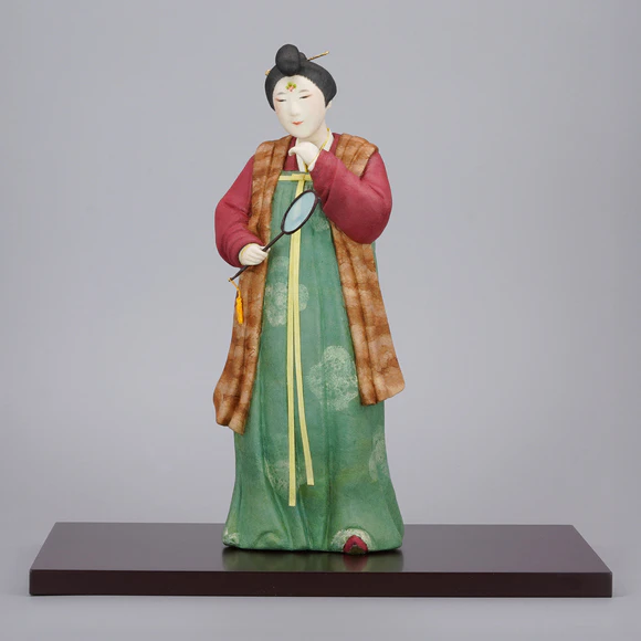 桐塑和紙貼「秋麗」