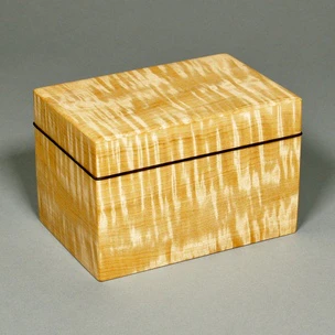 Tea Box of Horse Chestnut Wood