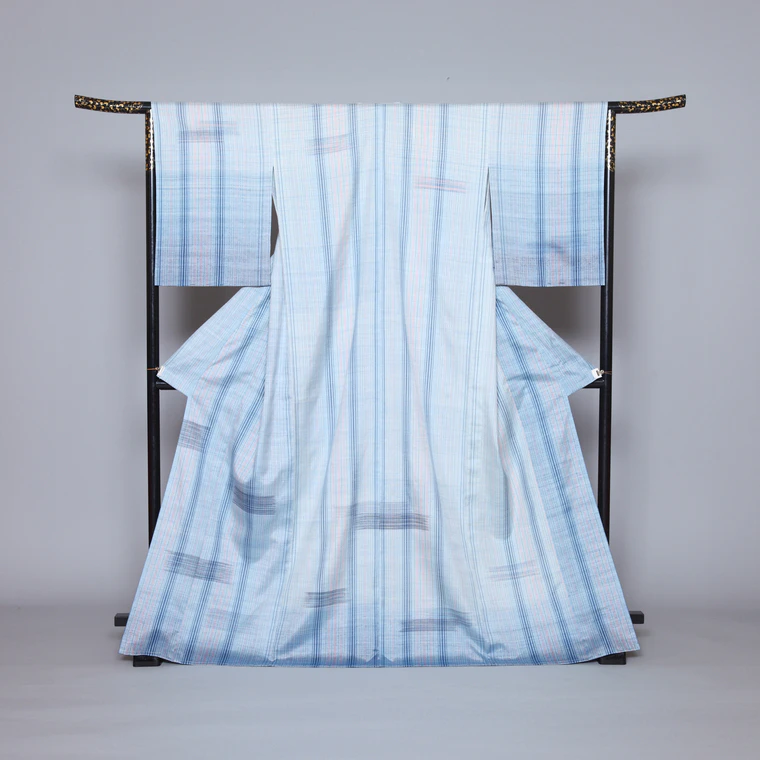 photo 紬織着物「海の彼方」