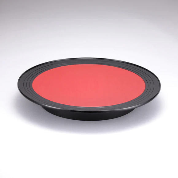 Tray Made by Bending Work "Rising Sun"