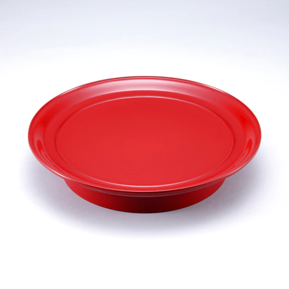 Footed Tray Made by Coiling "Red Arms"