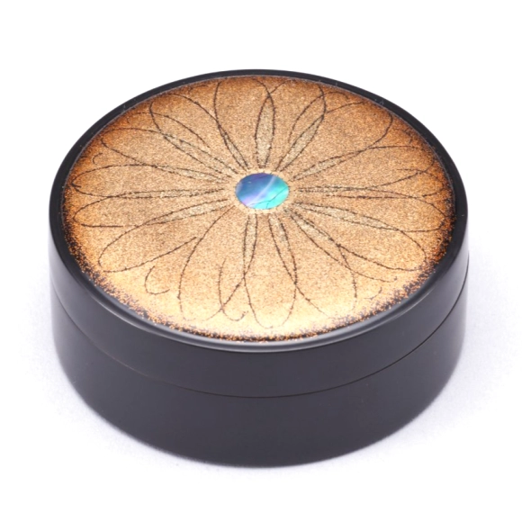 蒔絵　香合 楽天市場】【ポイント10倍 エントリーで】【香合】「有職桜草蒔絵