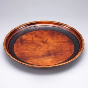 Tray of horse chestnut wood
