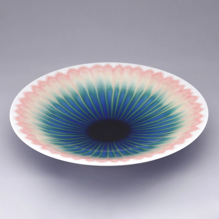 photo Bowl with colored glaze decoration "Cocreation"