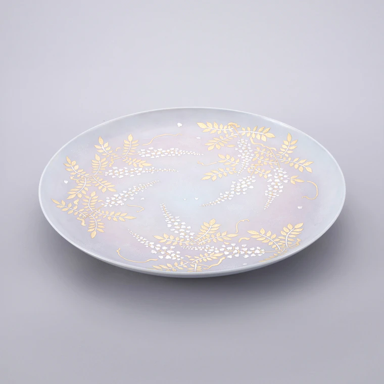 photo Platinum Plate with White Dots (Shirotsubu) "Early Summer Breeze"