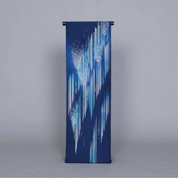 Obi Sash with Design in Yūzen Dyeing "A moment"