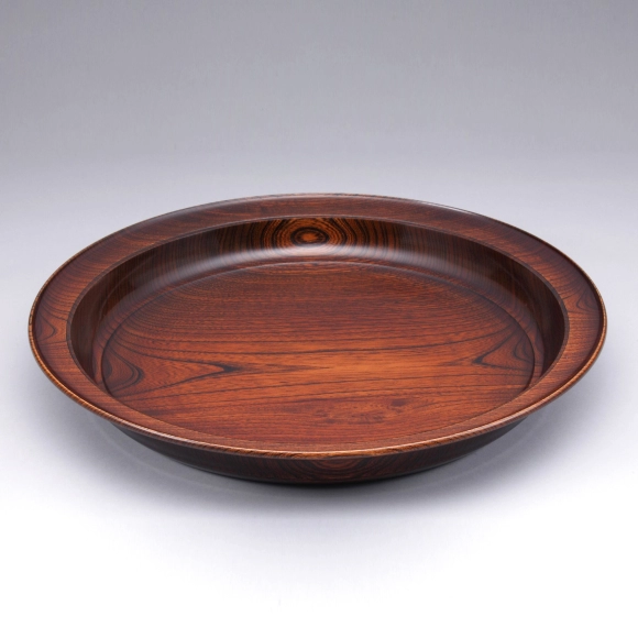 Dish of zelkova wood