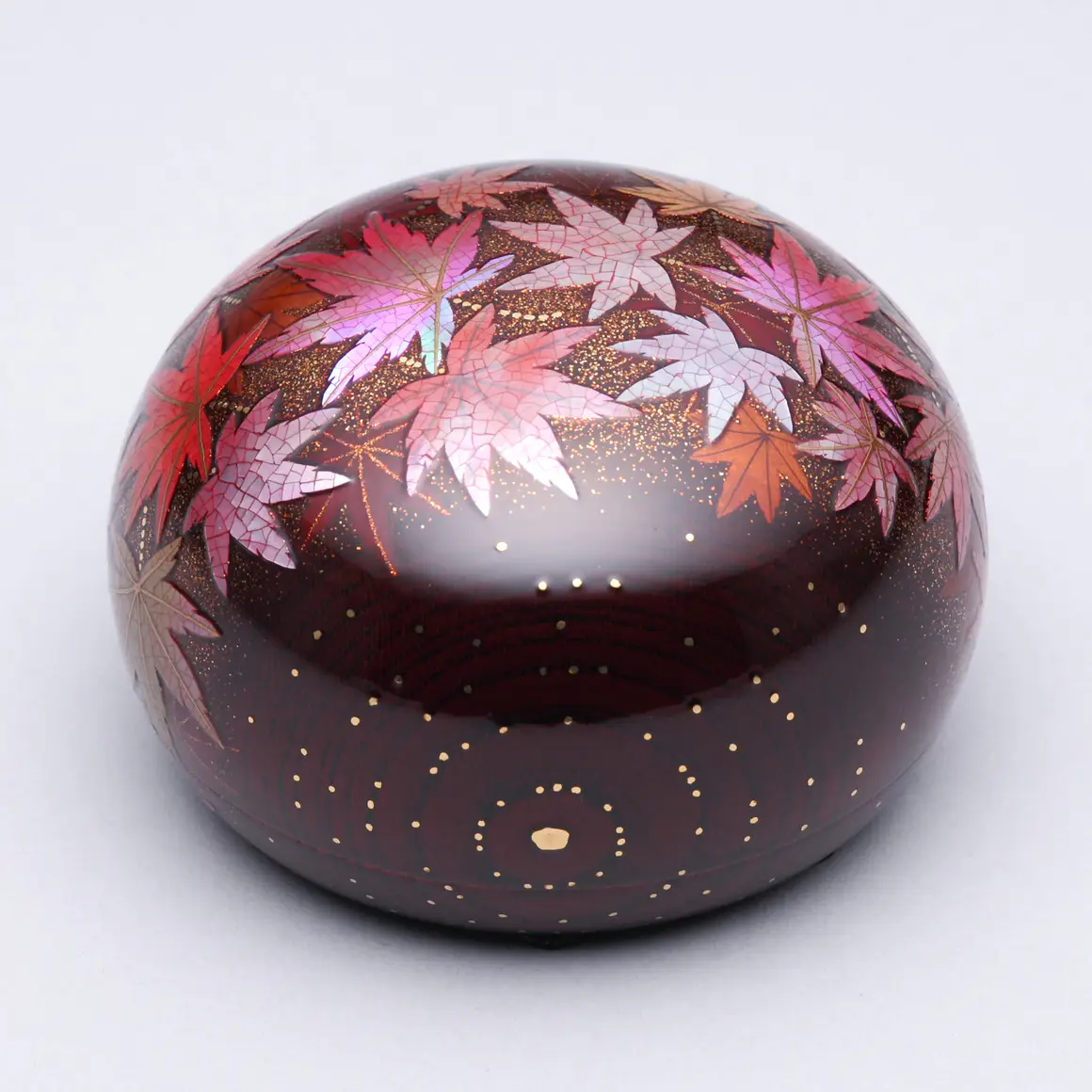 茶道具 香合 欅 﨔 割 紅葉蒔絵 四方 中林星山 m_2x_85.jpg.webp