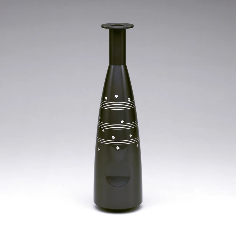 photo Flower Vessel with Design in Inlay "Flower"