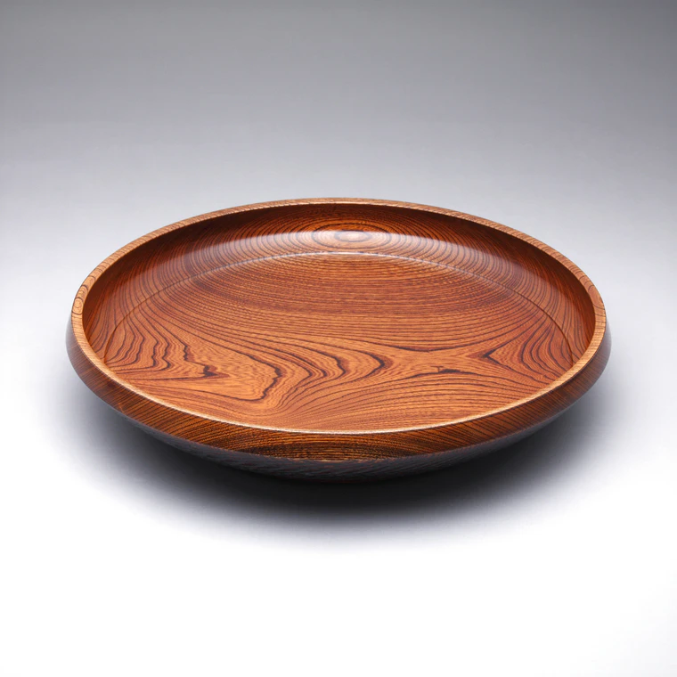 photo Dish of zelkova wood