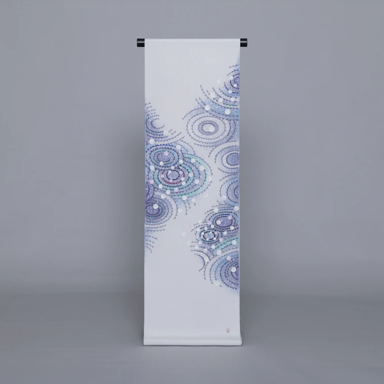 photo Dyed Obi Sash "Spring"