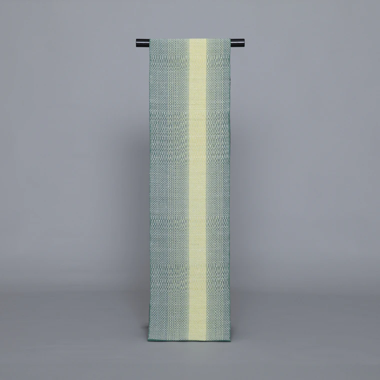 photo Bamboo Paper Cloth Obi Sash "Pleasant Breeze on a Fine Spring Day"