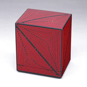 Bunbako (Letter Box) with Red Urushi “En”