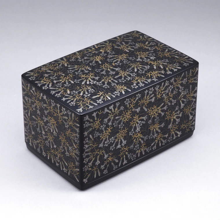 photo Box with Design in Chinkin "Flower Garden"