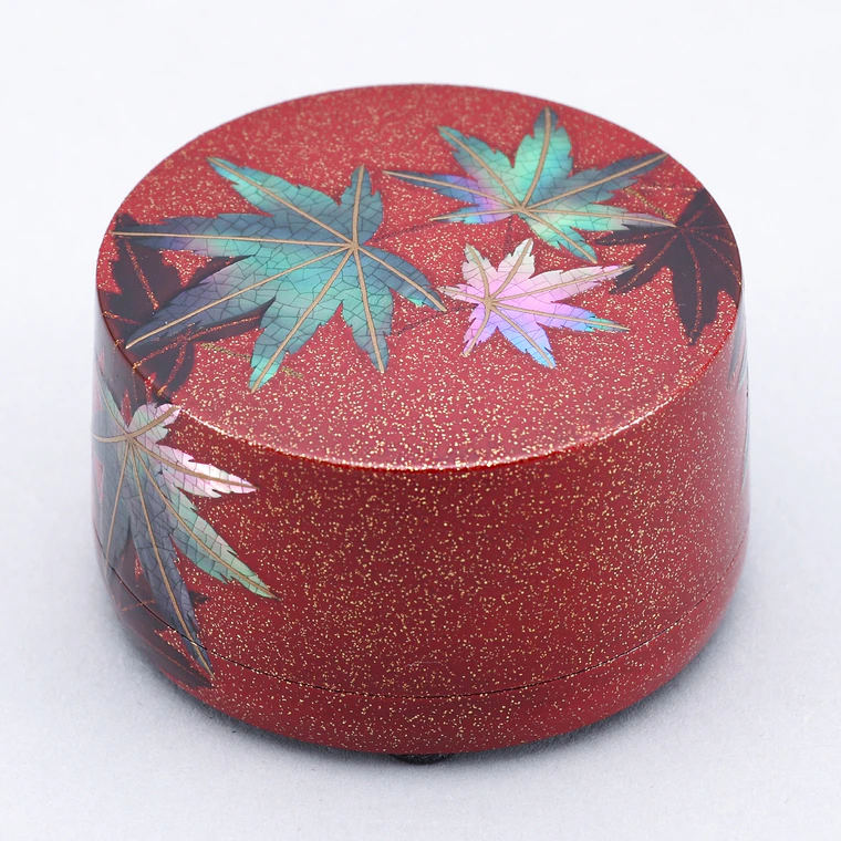 photo Incense Container with Makie, "Golden Autumn"