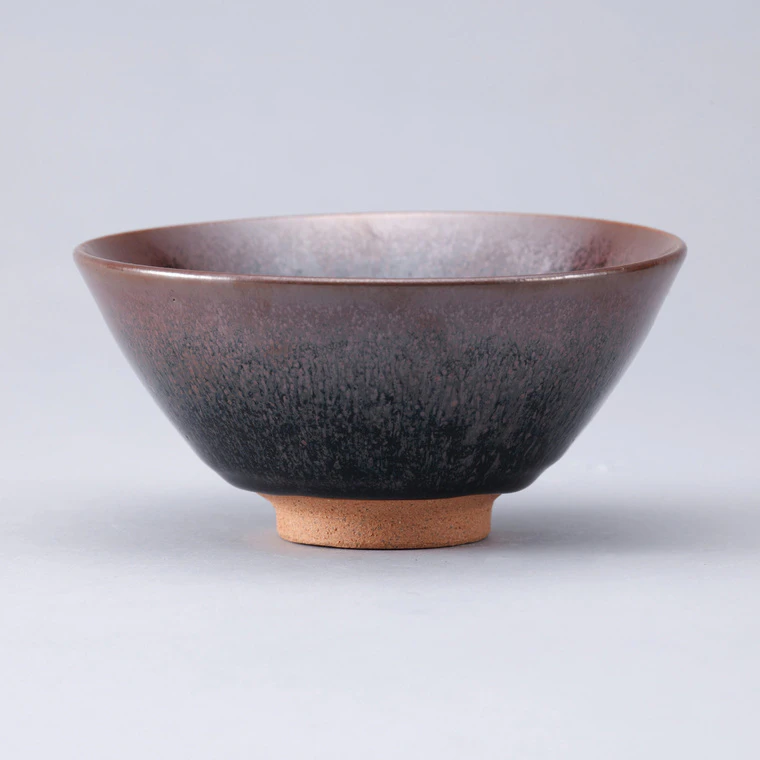 写真：天然石釉茶盌