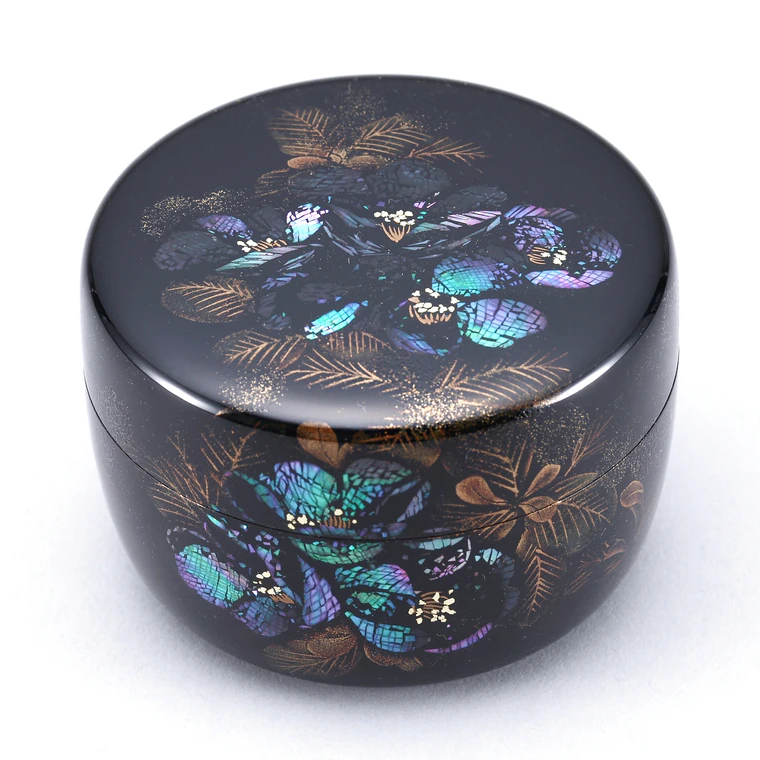 photo Flat Tea Caddy with Makie and Quince Design